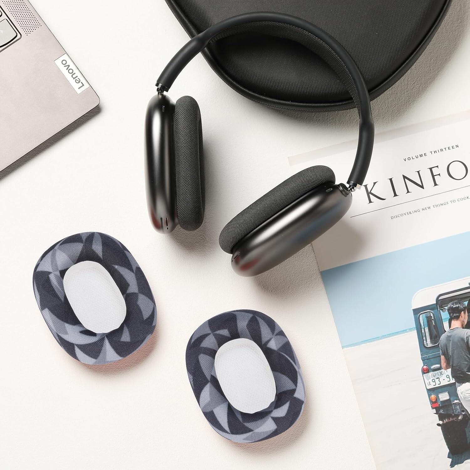 Enhanced Comfort Magnetic Earpads for AirPods Max - Noise Isolation & Breathable