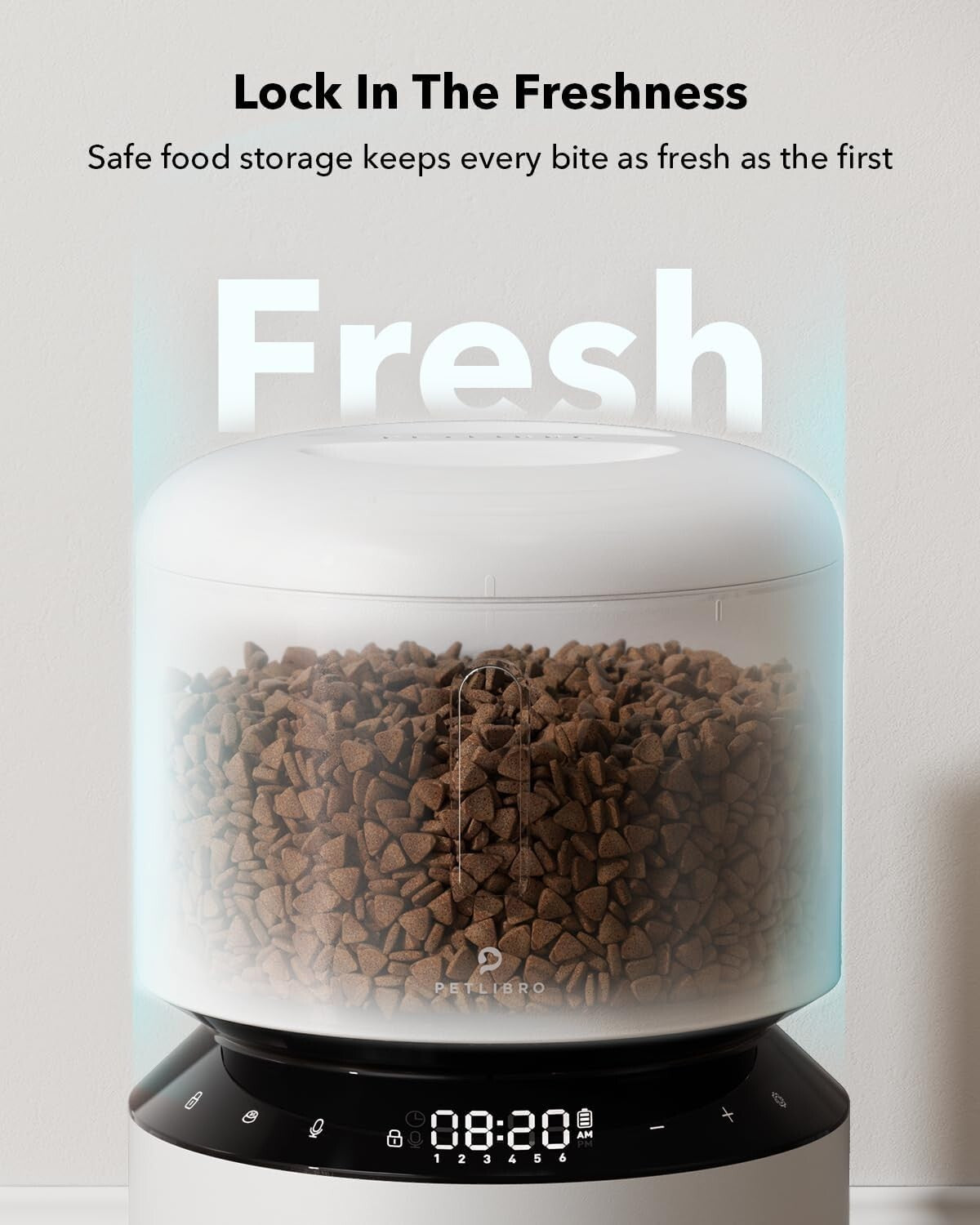 BPA-Free Automatic Cat Feeder with Freshness Preservation - Ideal for All Pets