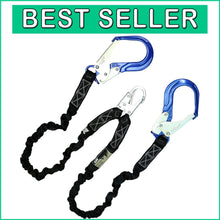 Load image into Gallery viewer, OSHA/ANSI Rated Double Leg Shock Lanyard - 6FT Safety with Heavy-Duty Design