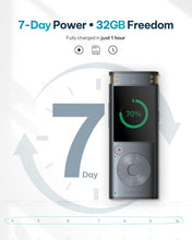 Load image into Gallery viewer, AI Voice Recorder with 5-Language Transcription &amp; Noise Reduction - Compact Size