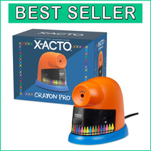 Load image into Gallery viewer, X-ACTO Pro Electric Crayon Sharpener with SafeStart Motor - Ideal for School Use