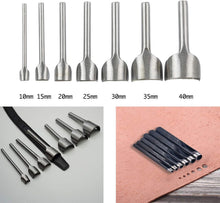 Load image into Gallery viewer, Complete Leather Working Kit with Tools for Stamping, Stitching &amp; More - 372 pcs