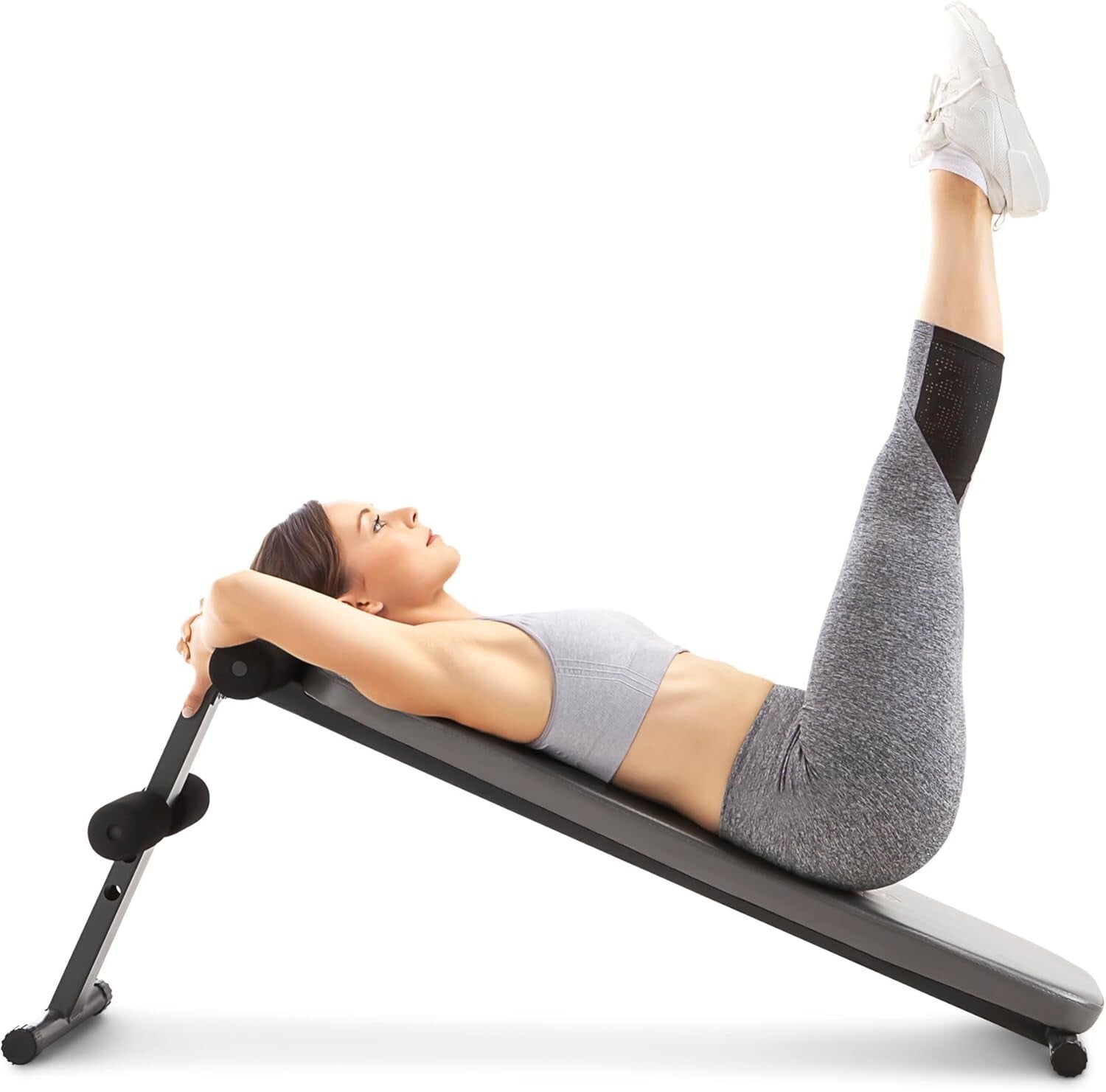 Adjustable Slant Board Exercise Bench for Upper Body Workouts - 300 lb Limit