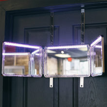 Load image into Gallery viewer, LED Lighted 3-Way Mirror with Free App - Your Ultimate Self-Cut Companion