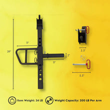 Load image into Gallery viewer, Height Adjustable Jammer Arms for Power Cage - Home Gym Strength Training