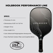 Load image into Gallery viewer, USA Pickleball Approved Paddle | Carbon Fiber &amp; Graphite for Ultimate Control
