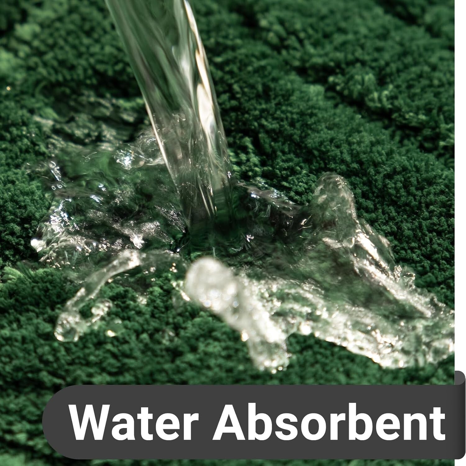 Extra Long Non-Slip Bathroom Runner Rug - 24 x 72 Inches, Machine Washable