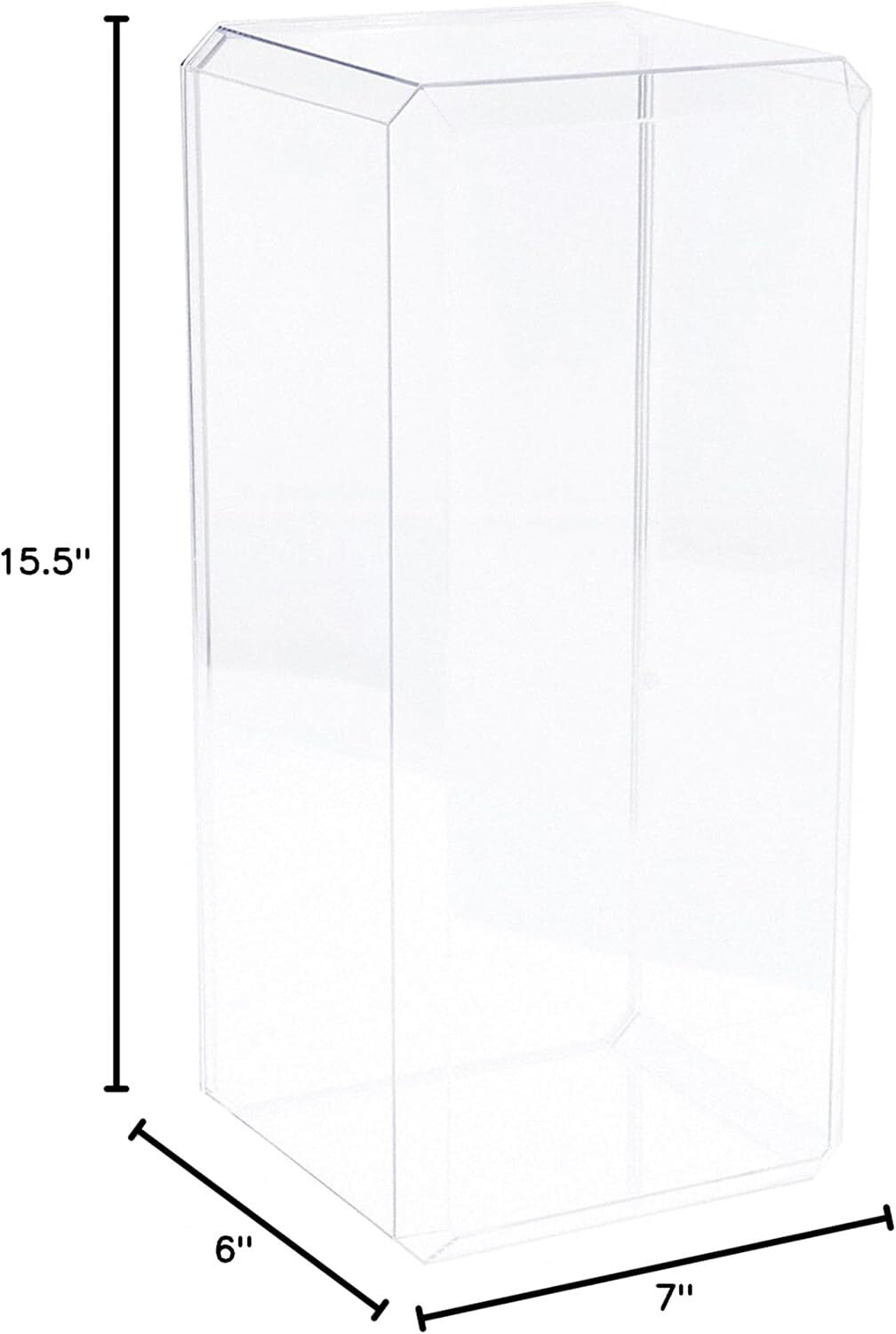 Sturdy & Stackable Clear Case for 1:18 Scale Cars - Ideal for Showcases