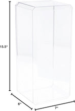 Load image into Gallery viewer, Sturdy &amp; Stackable Clear Case for 1:18 Scale Cars - Ideal for Showcases