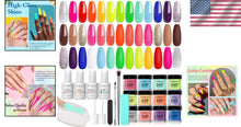 Load image into Gallery viewer, Gorgeous 31-Pc Neon Dip Powder Nail Kit: Long-Lasting Colors &amp; Essential Tools
