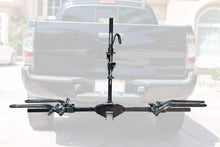 Load image into Gallery viewer, Compact 2-Bike Hitch Mount Platform with Secure Clamp for Easy Transportation
