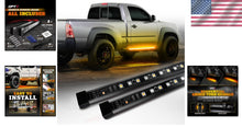 Load image into Gallery viewer, Super Bright 48" Running Board Lights with Sequential Amber Turn Signal - 2 Pack