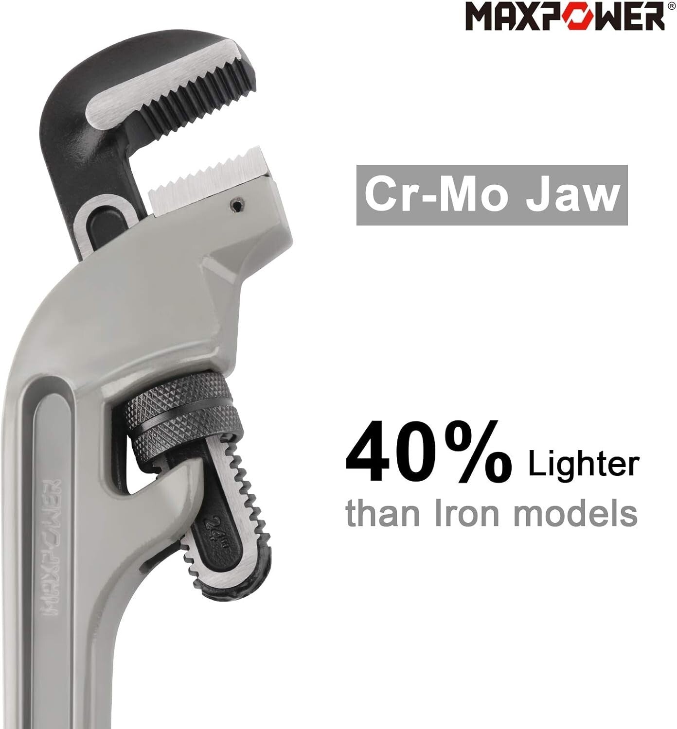 Premium 24'' Powder Coated Aluminum Offset Wrench - Built for Professional Use