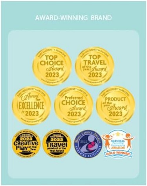 Elegant Walk-Through Baby Safety Gate - 30-Inch Height, Easy Assembly & Stylish