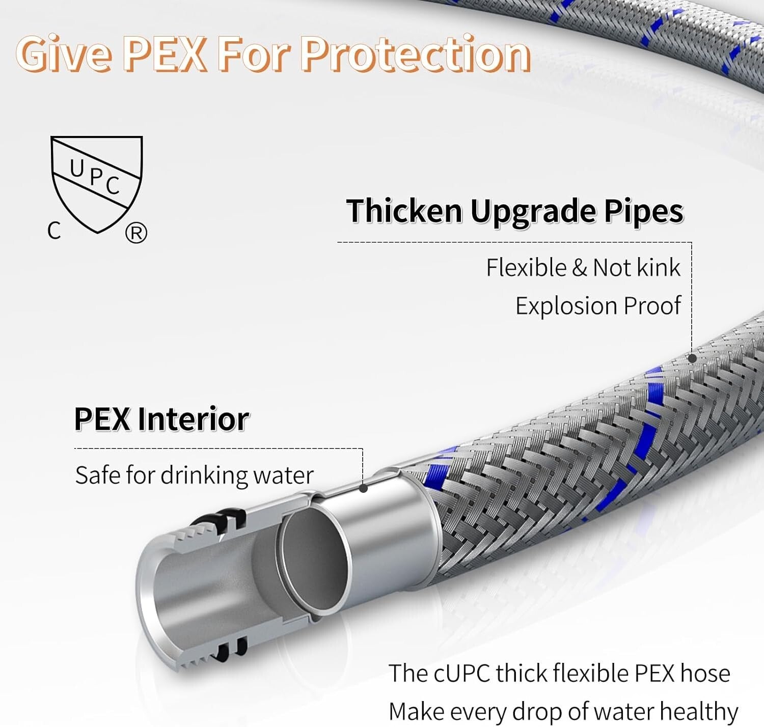 Stylish Brushed Gold Sink Faucet - Waterfall Spout, Short Design, Easy Install