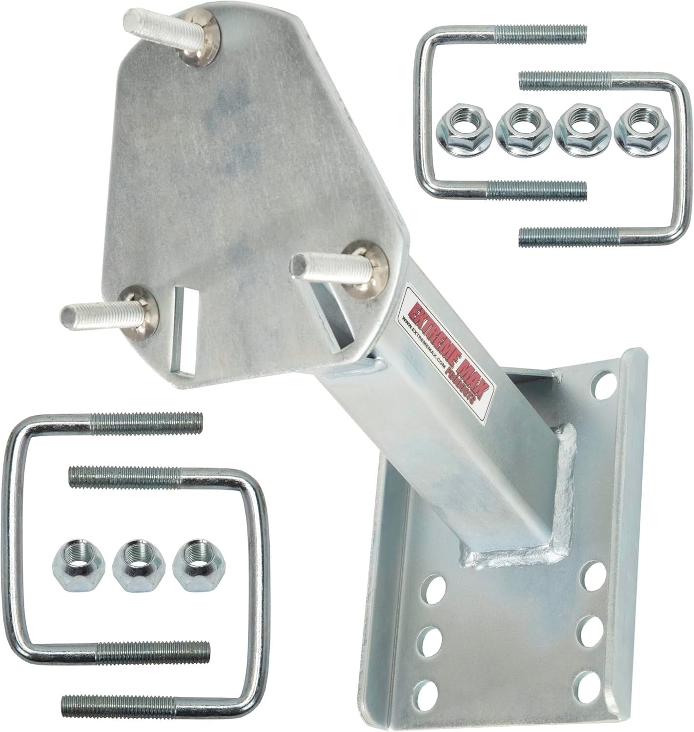 Durable High-Mount Spare Tire Carrier for 4, 5 & 6-Hole Patterns - Easy Install