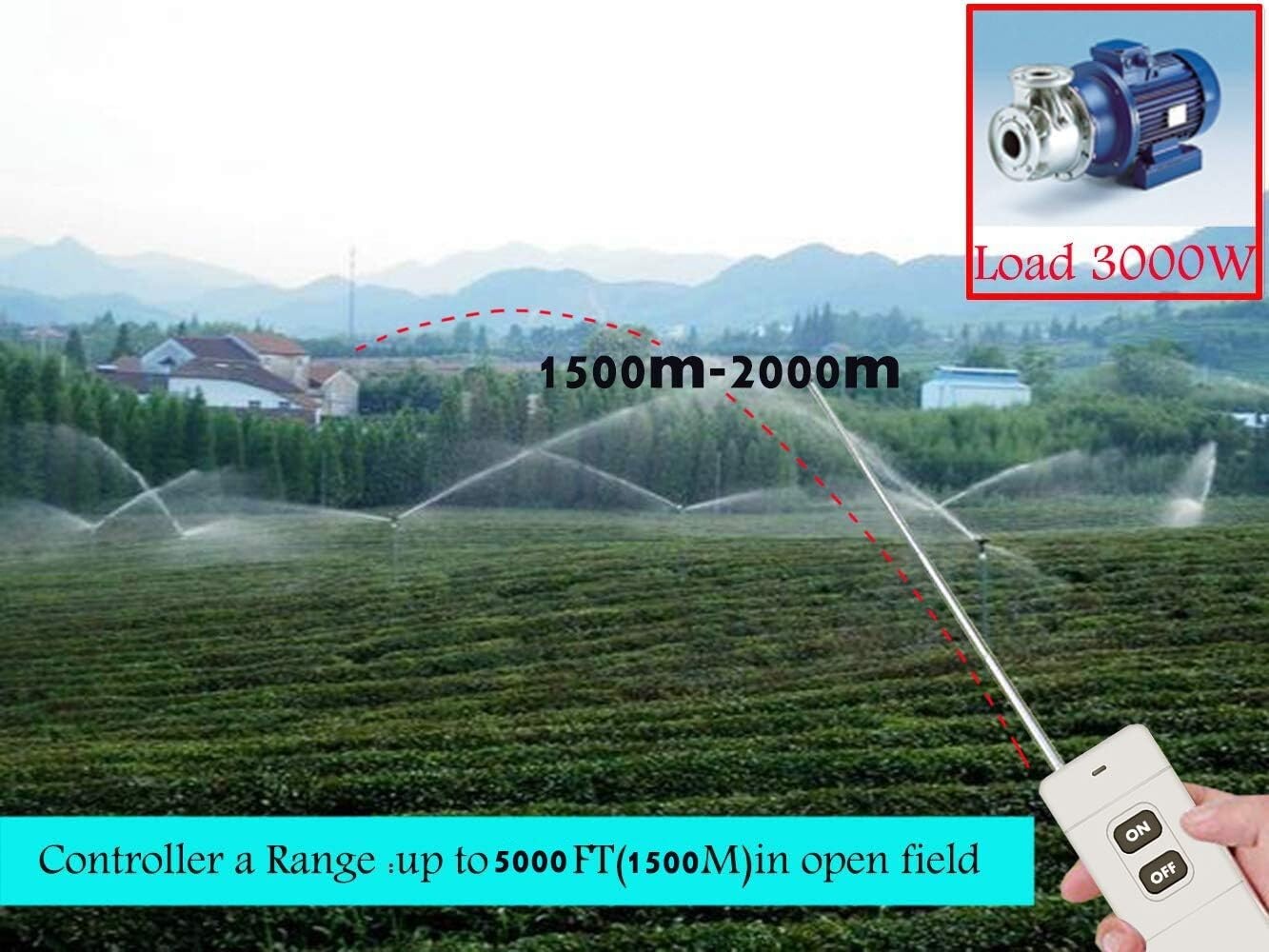 40A High-Sensitivity Wireless Switch - 1500M Range Remote Control Solution