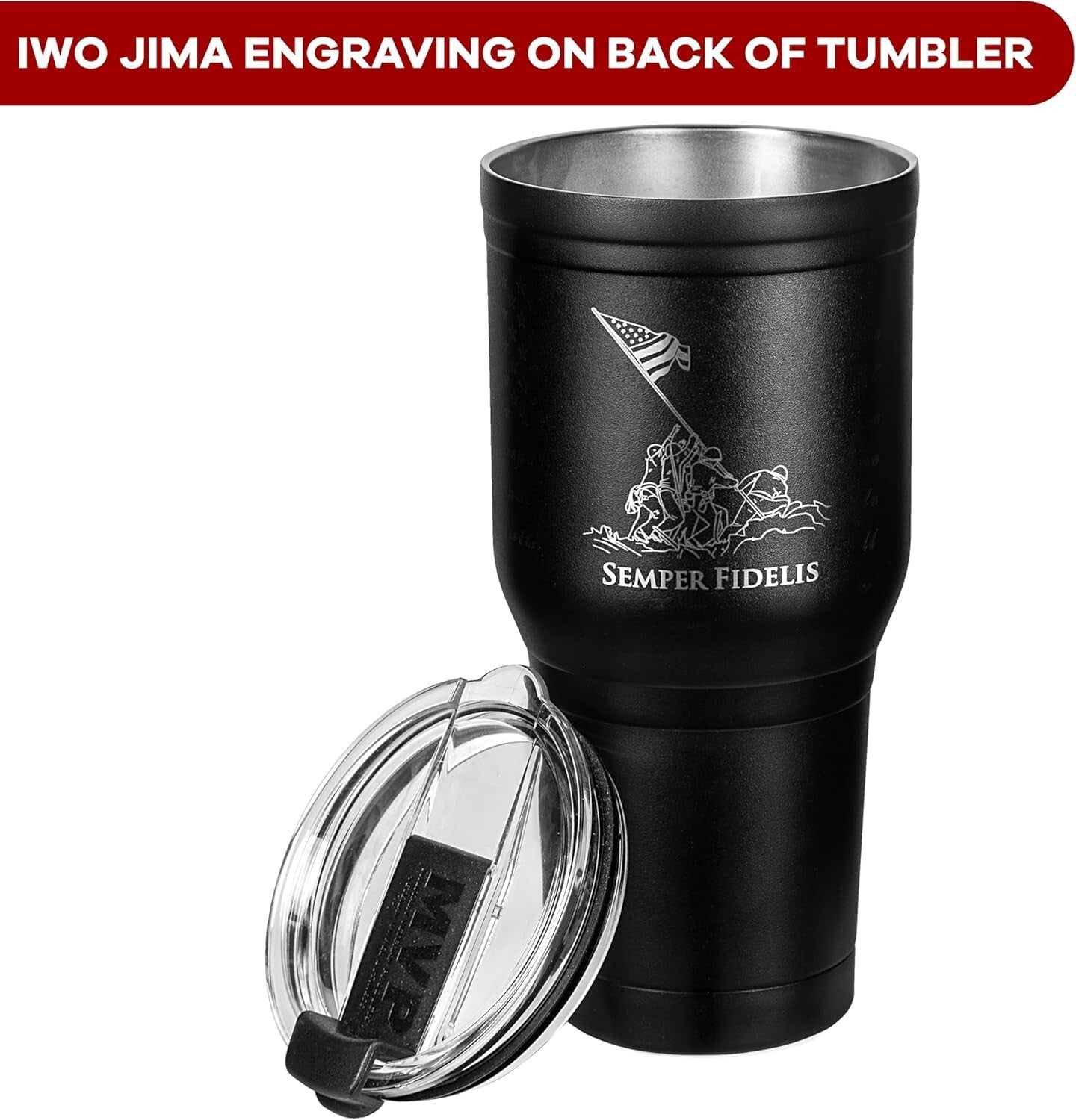 Rugged 30 oz Insulated Coffee Travel Mug - Keeps Drinks Hot or Cold for Hours