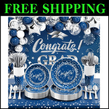 Load image into Gallery viewer, High-Quality 2025 Graduation Party Supplies - 245 PCS for 25 Guests to Celebrate