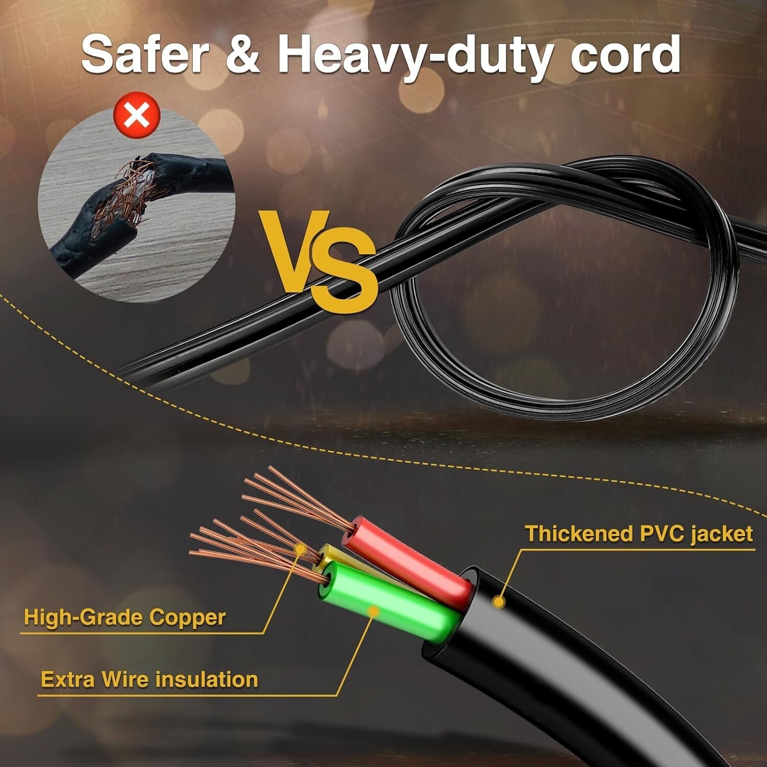 100FT Solar Outdoor String Lights - 30 Shatterproof Edison Bulbs, Remote Control