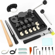 Load image into Gallery viewer, Professional Jewelry Making Ring Bender with Solid Steel and Nylon Stencils