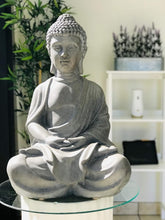 Load image into Gallery viewer, Calming 25.6" Freestanding Sitting Buddha Statue - Perfect Garden Centerpiece