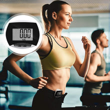 Load image into Gallery viewer, Unisex Clip-on Pedometer - Large LCD Step Tracker Kit with 32 AG13 Batteries