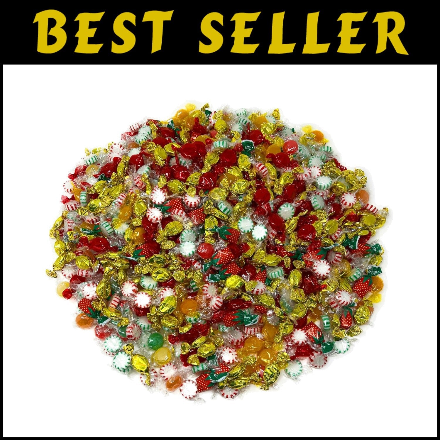 10 lbs Assorted Classic Hard Candy – Peppermint, Cinnamon, Butterscotch & More!