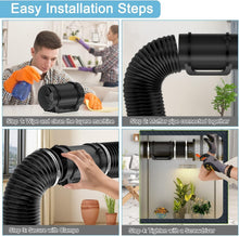 Load image into Gallery viewer, 4-Layer Insulated Flexible Duct - 6'' x 8 Ft, Ideal for HVAC and Noise Control