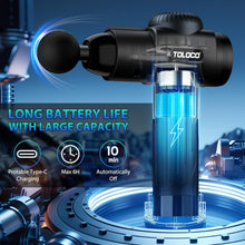 Load image into Gallery viewer, Cordless Percussion Massager with LED Screen &amp; Quieter Operation for Athletes
