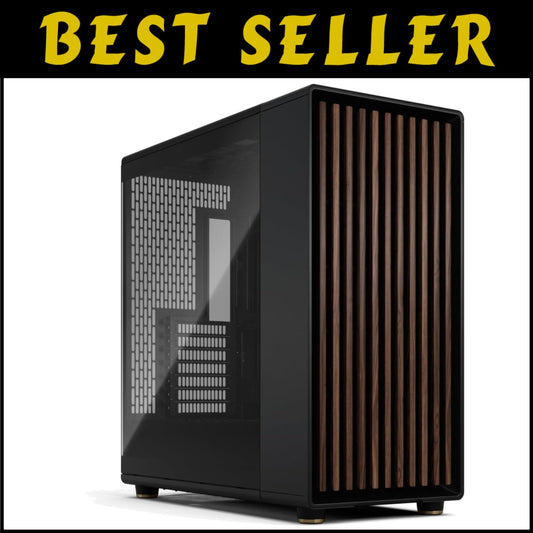 North XL Charcoal Black Gaming Case - Spacious Layout & Enhanced Airflow Design