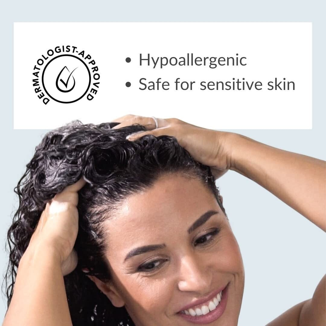 Sulfate-Free Curly Hair Shampoo & Conditioner with Shea Butter for Shine