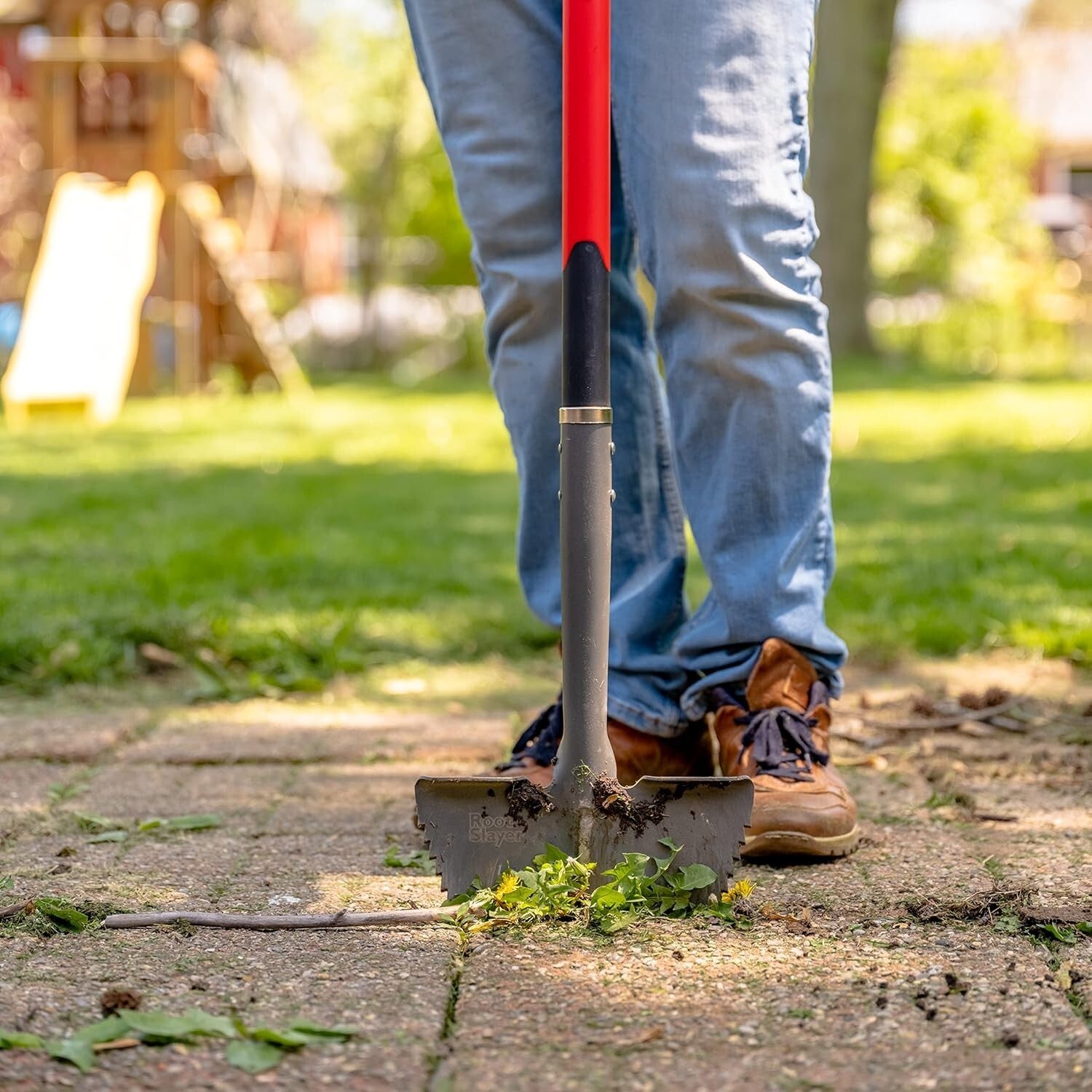 Effortless Garden Borders with Root Slayer Edger - Precision Cutting Tool