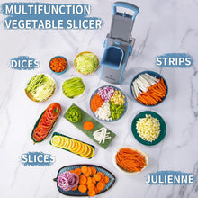 Load image into Gallery viewer, Compact Safe Mandoline Slicer - Dishwasher Safe Vegetable Chopper for Fast Prep