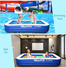 Load image into Gallery viewer, Durable Inflatable Pool 120'' x 72'' for Kids &amp; Adults - Safe Summer Oasis