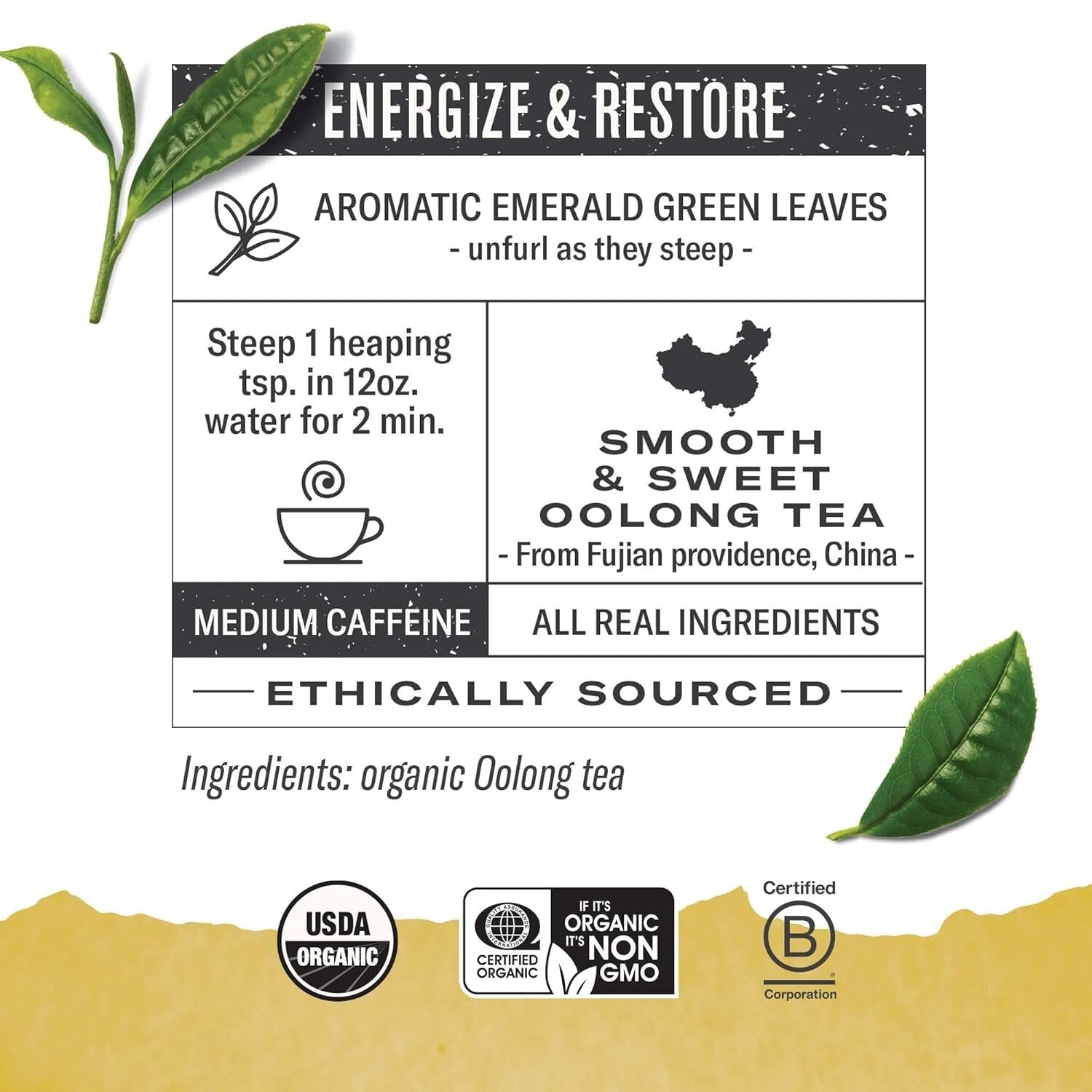 Rediscover Flavor with Organic 16 Ounce Ti Kuan Yin Oolong Loose Leaf Tea