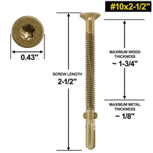 Load image into Gallery viewer, Versatile 576 Count Trailer Deck Screws - Corrosion Resistant for Trailers