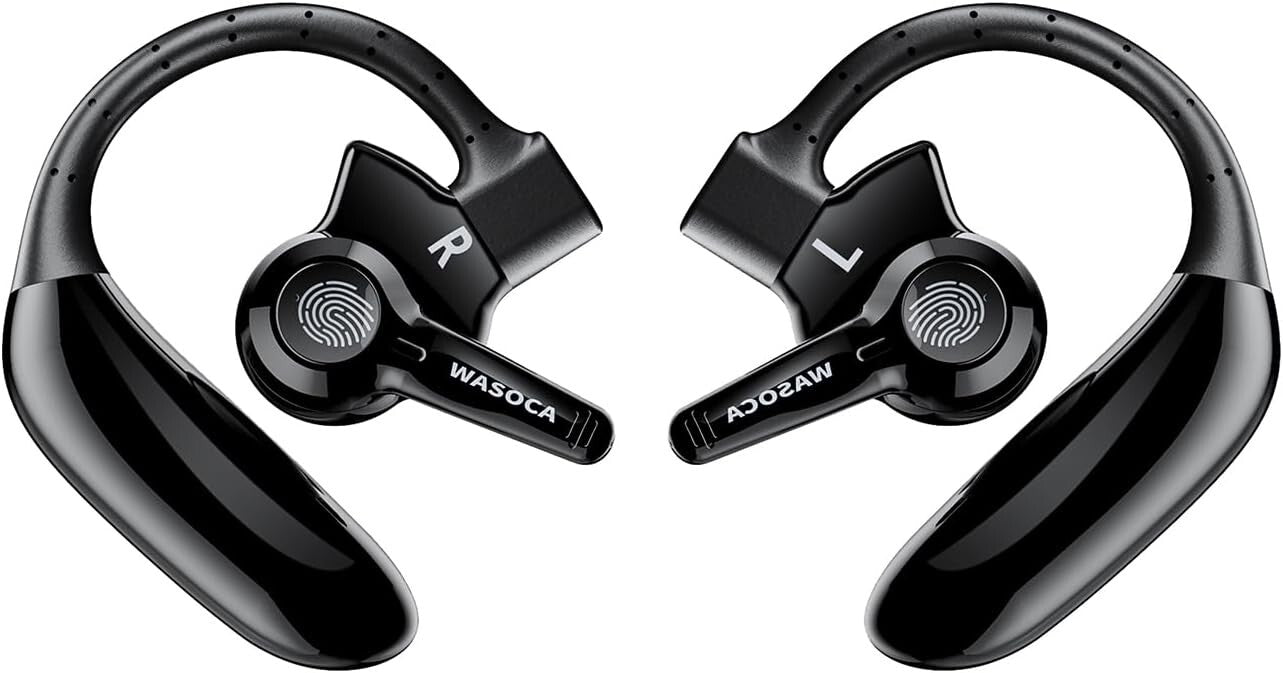 Fashionable Bluetooth Hearing Aids with Noise Cancellation - Rechargeable Model