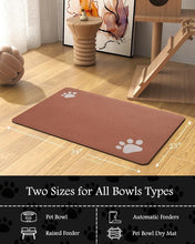 Load image into Gallery viewer, Non-Slip Waterproof Dog Feeding Mat - Absorbent Drying Design for Messy Drinkers