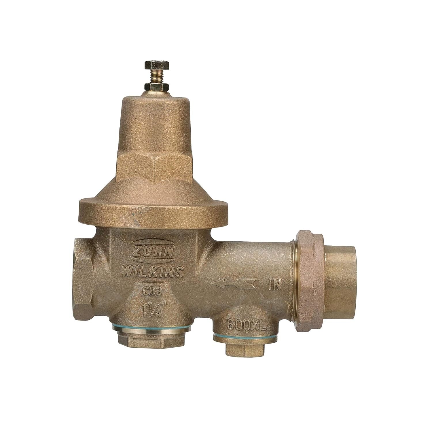 Bronze 1-1/4" 600XL Pressure Reducing Valve - Durable Water Pressure Management