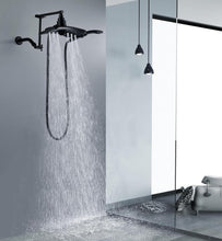Load image into Gallery viewer, 14-Inch Brass Shower Arm Extender in Oil-Rubbed Bronze - Adjustable Height
