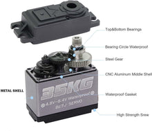 Load image into Gallery viewer, High Precision 35kg RC Steering Servo - IP67 Waterproof for Ultimate Control