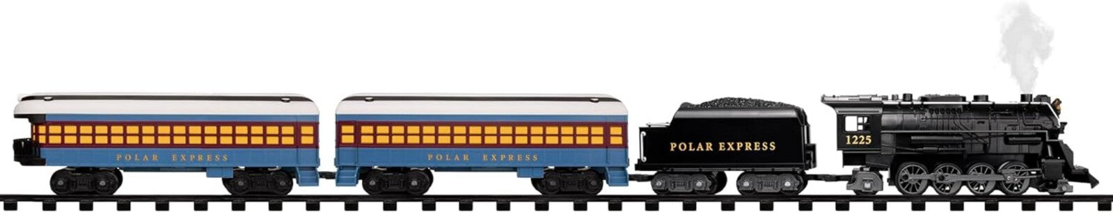 Battery-Operated Polar Express Train Set with Bluetooth and Water Vapor Effects