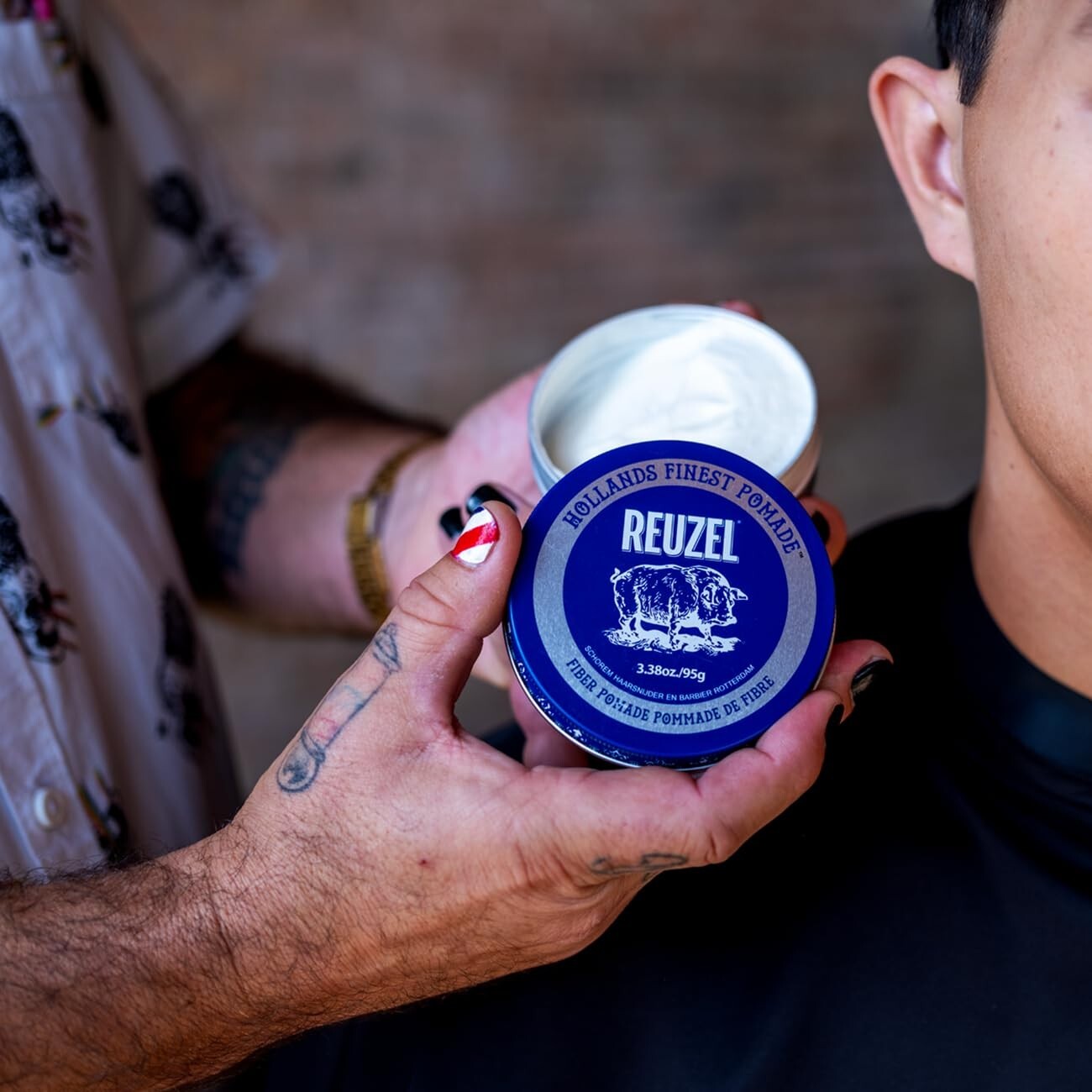 12oz Fiber Pomade with Low Shine Finish - Reworkable Hold for Versatile Styles