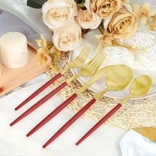 Load image into Gallery viewer, Durable 30-Piece Flatware Set in Satin Finish - Perfect for Any Dining Occasion