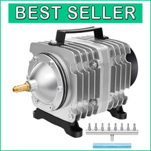 Load image into Gallery viewer, Powerful 1750GPH Aquarium Air Pump with Aluminum Housing for Optimal Oxygenation