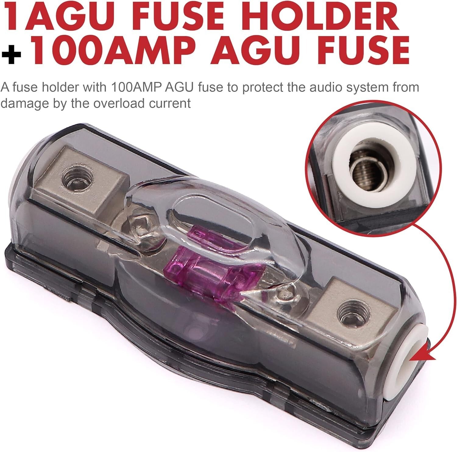0 Gauge Audio Wiring Kit for Powerful 5000W Car Amplifiers - Pro Installation