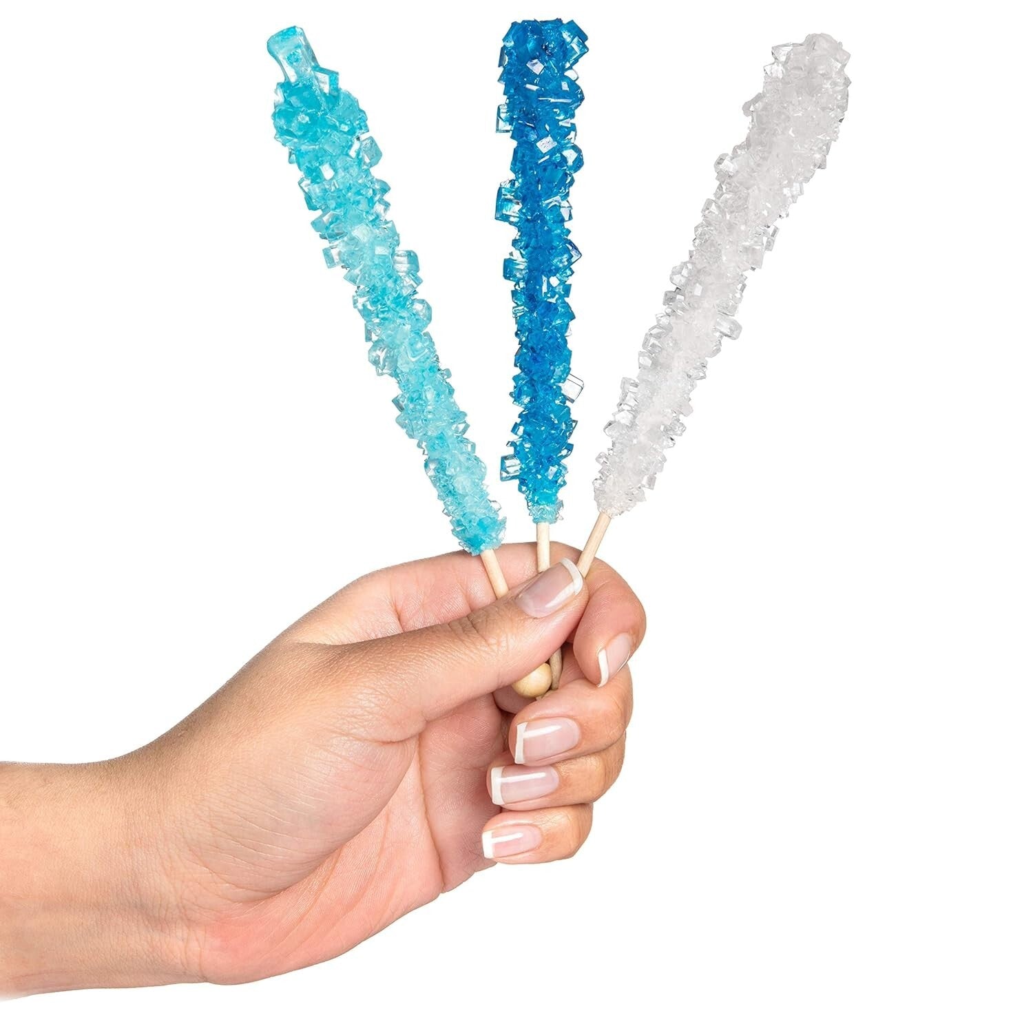 36 Candy Sugar Sticks with 4 Ice Queen Wands - Delightful Frozen Party Treats