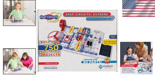 Hands-On Electronics Kit: 750+ Projects, PC-Interface, No Soldering Required