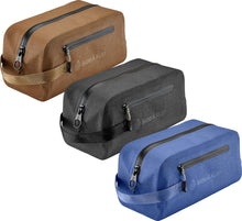Load image into Gallery viewer, DoppSåk Large Waterproof Toiletry Bag - Leak-Proof Travel Organizer in Blue